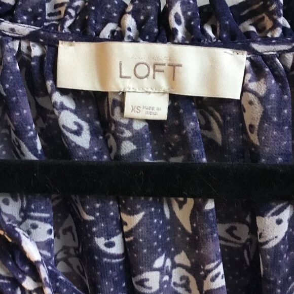 Long sleeve sheer butterfly blouse ruffle collar and sleeves cottagecore floaty - Picture 3 of 6